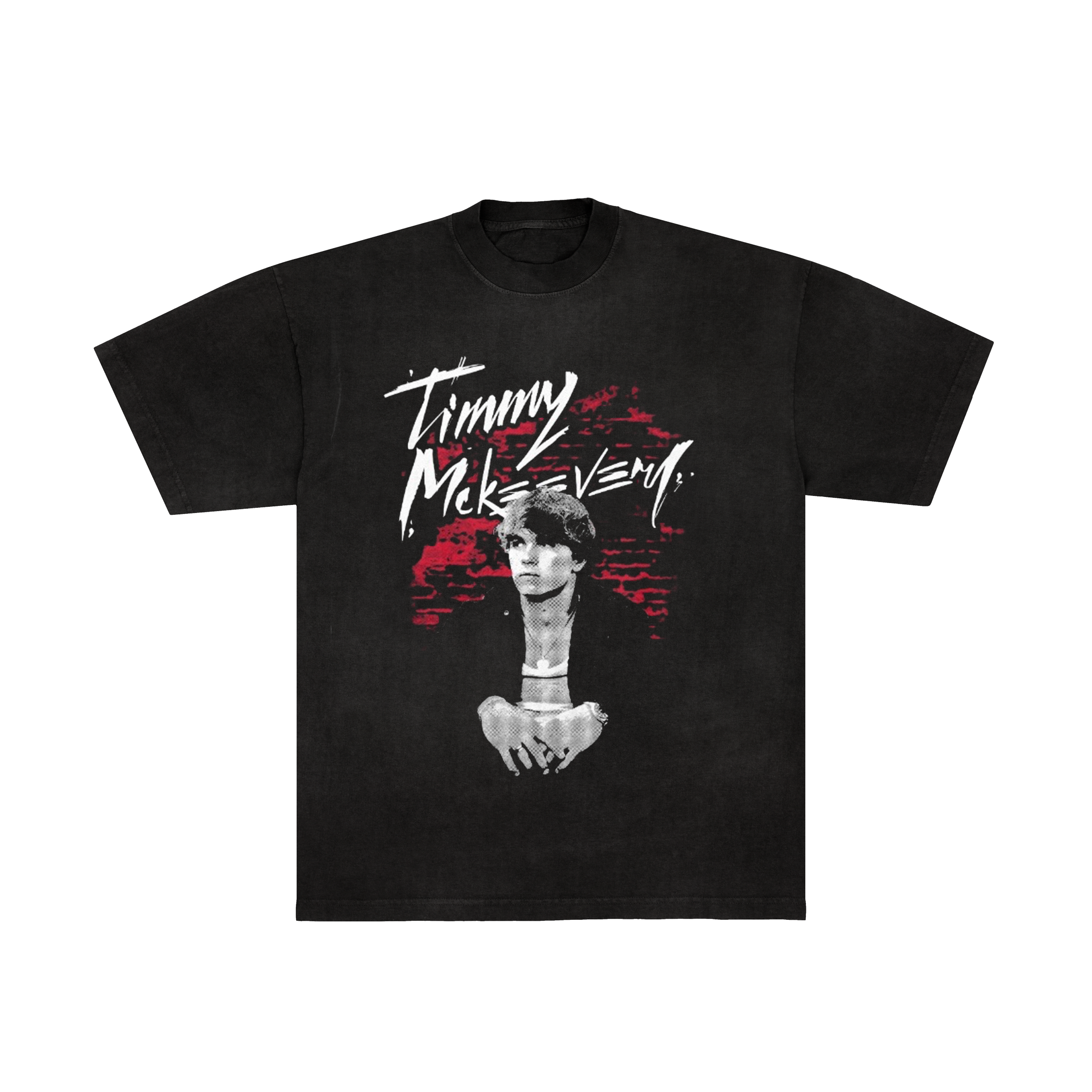 BRICK PHOTO TEE T-SHIRT (BLACK)